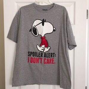 Peanuts Snoopy Gray Tshirt